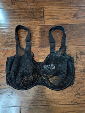 Empreinte Melody Invisible Full Cup Lace Bra in Black Size 30G